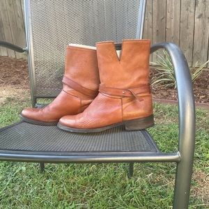 MADEWELL Tan Biker Boot 10